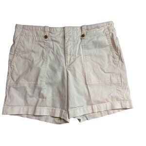 Tommy Hilfiger Womens Shorts Size 10  Beige Cotton Front Back Pockets Gorpcore